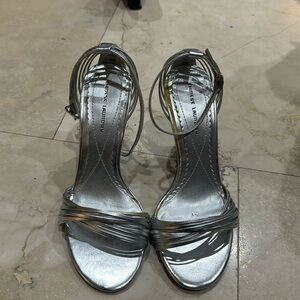 Silver shoes
